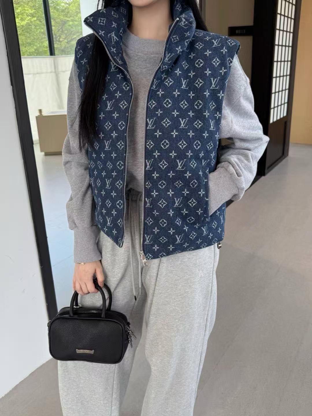 LVプリントダウンベスト【50％割引+送料無料】