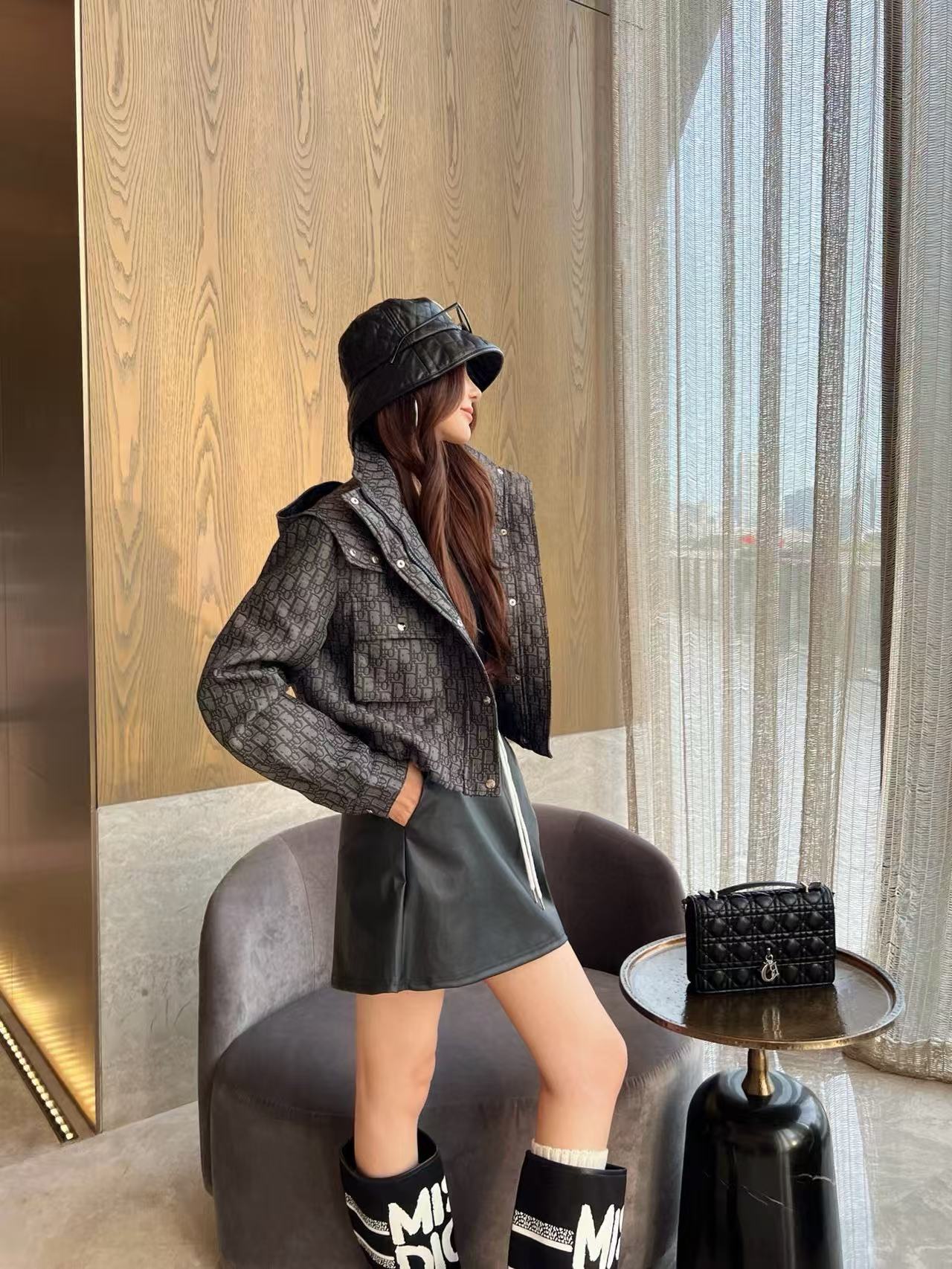 DI0R ツーポケットジャカードジャケット【50％割引+送料無料】