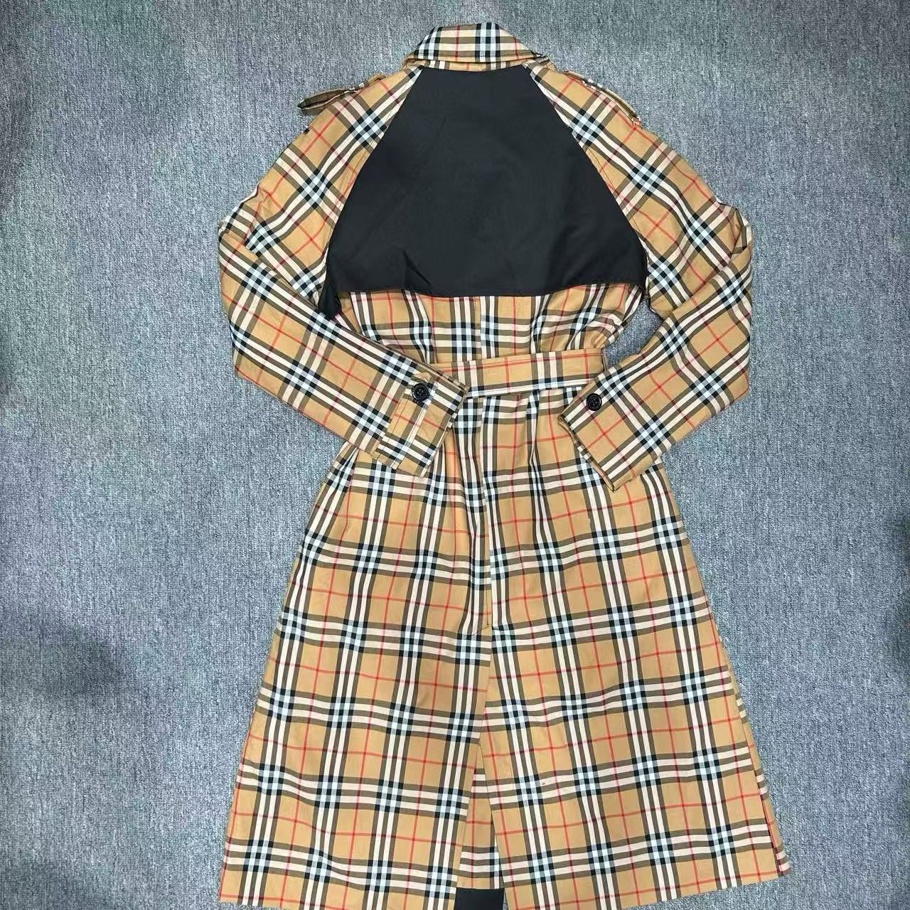 BUR8ERRY チェック柄カラーブロック長袖ジャケット【50％割引+送料無料】