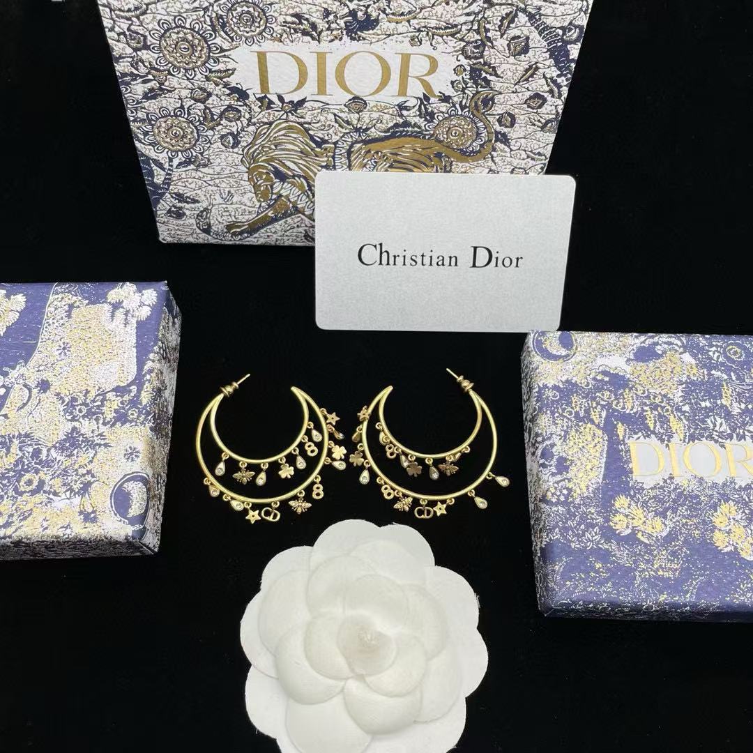 DI0R 五芒星 CD イヤリング【50％割引+送料無料】