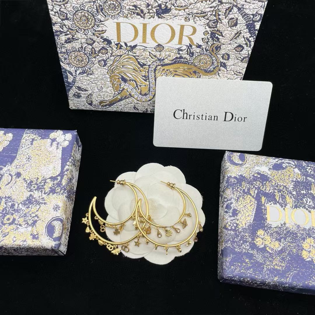 DI0R 五芒星 CD イヤリング【50％割引+送料無料】