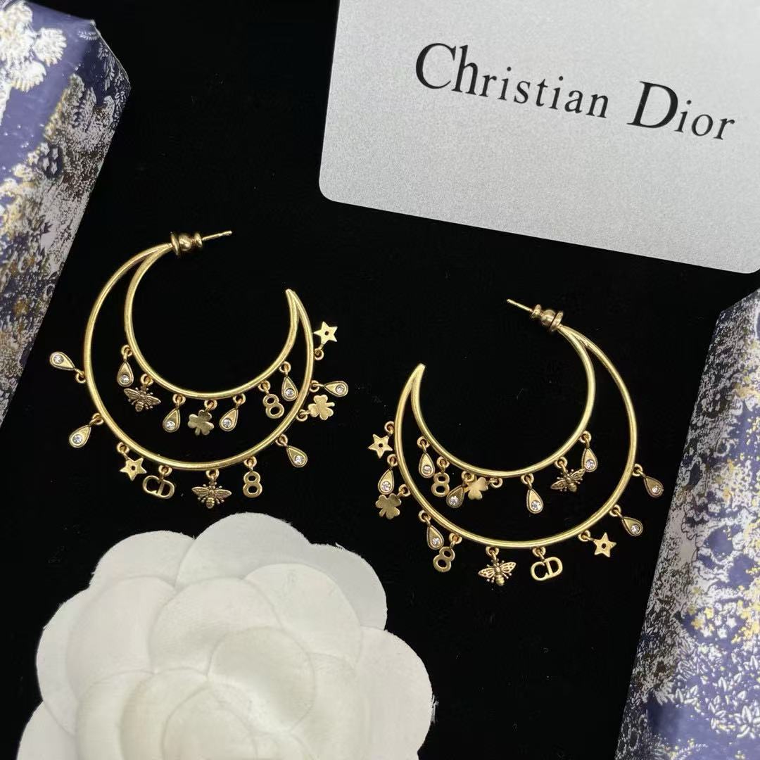 DI0R 五芒星 CD イヤリング【50％割引+送料無料】