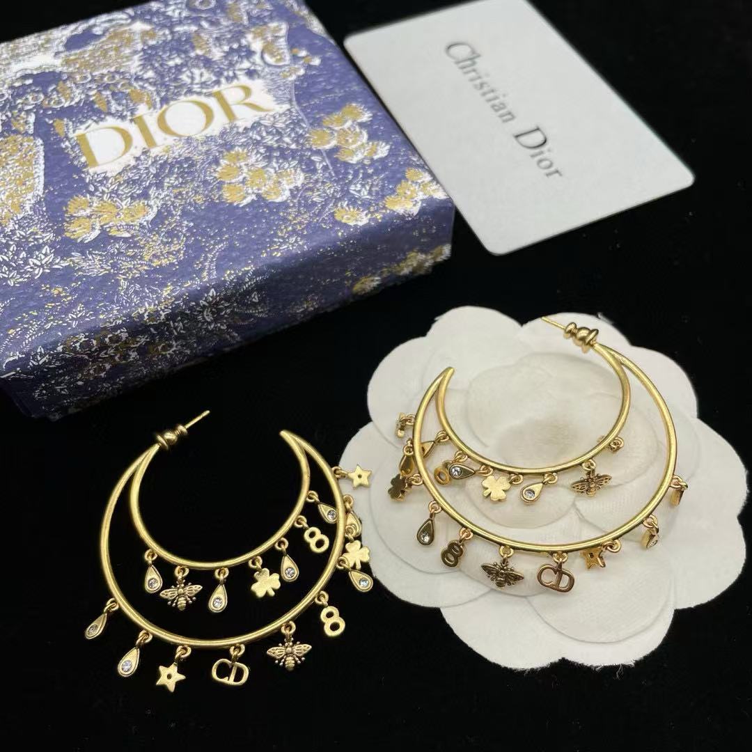 DI0R 五芒星 CD イヤリング【50％割引+送料無料】