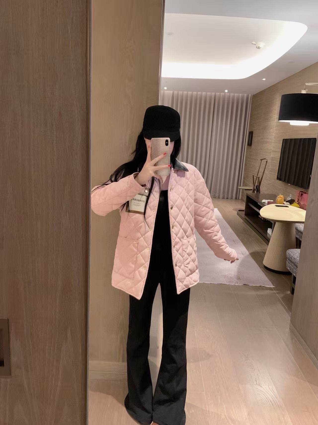 BUR8ERRY ポケット付きクラシックチェック柄厚手ジャケット【50％割引+送料無料】