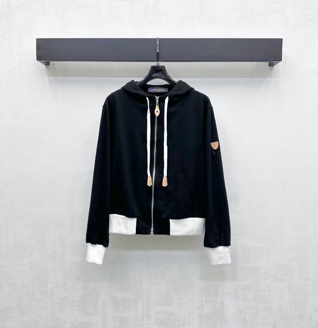 LVフード付きドローストリングジャケット+ショーツのツーピースセット【50％割引+送料無料】