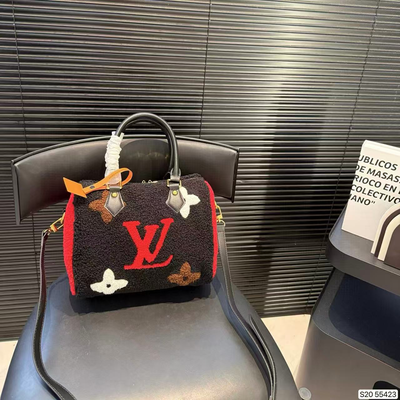 LVラムウールハンドバッグ【50％割引+送料無料】