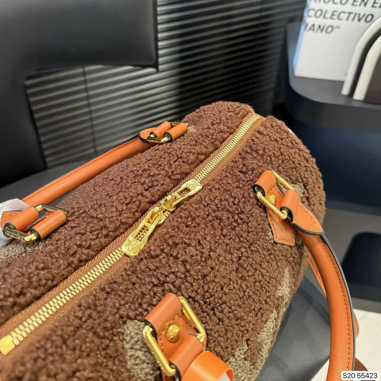 LVラムウールハンドバッグ【50％割引+送料無料】