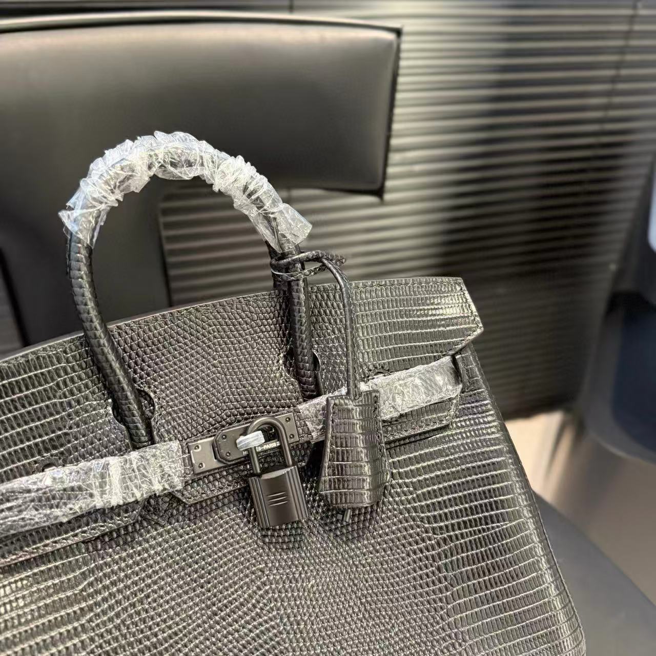 HERME5 高品質クロコダイル型押しハンドバッグ【50％割引+送料無料】