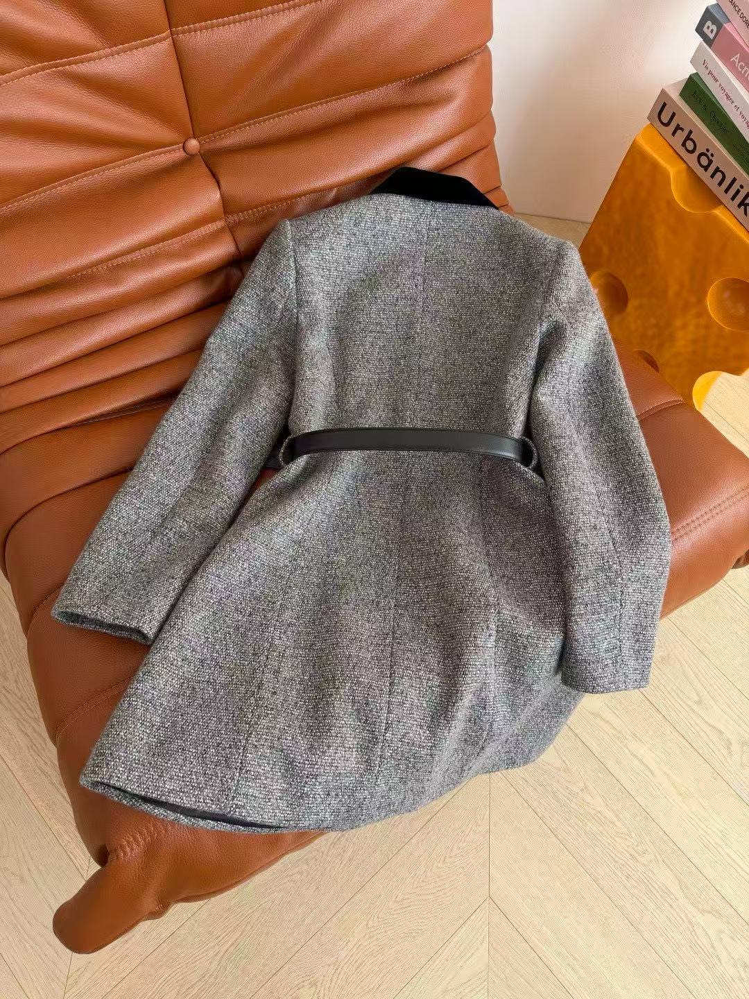 CEL1NE ダブルブレストウールドレス【50％割引+送料無料】