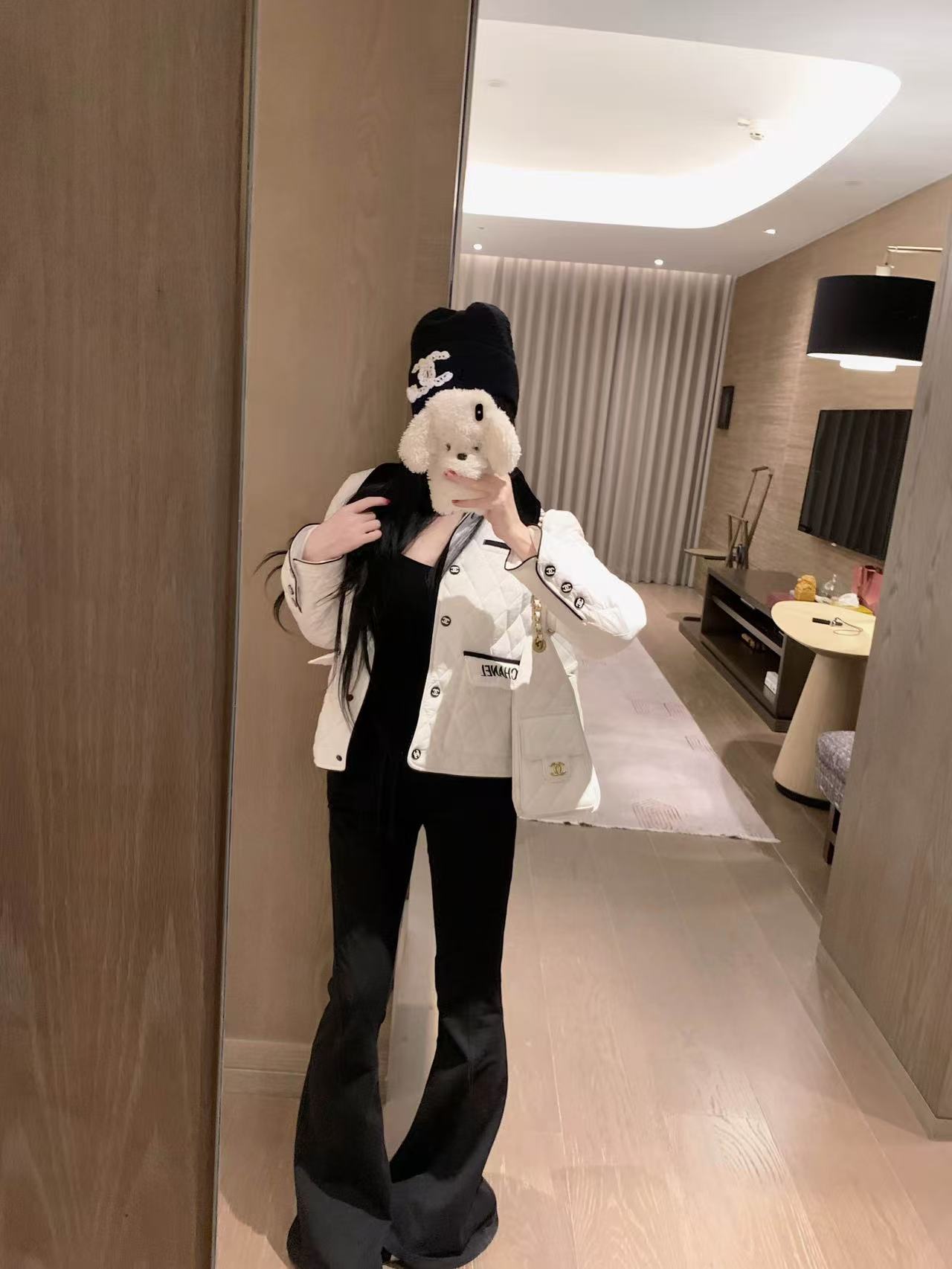 CHANE1 刺繍レターラペルジャケット【50％割引+送料無料】