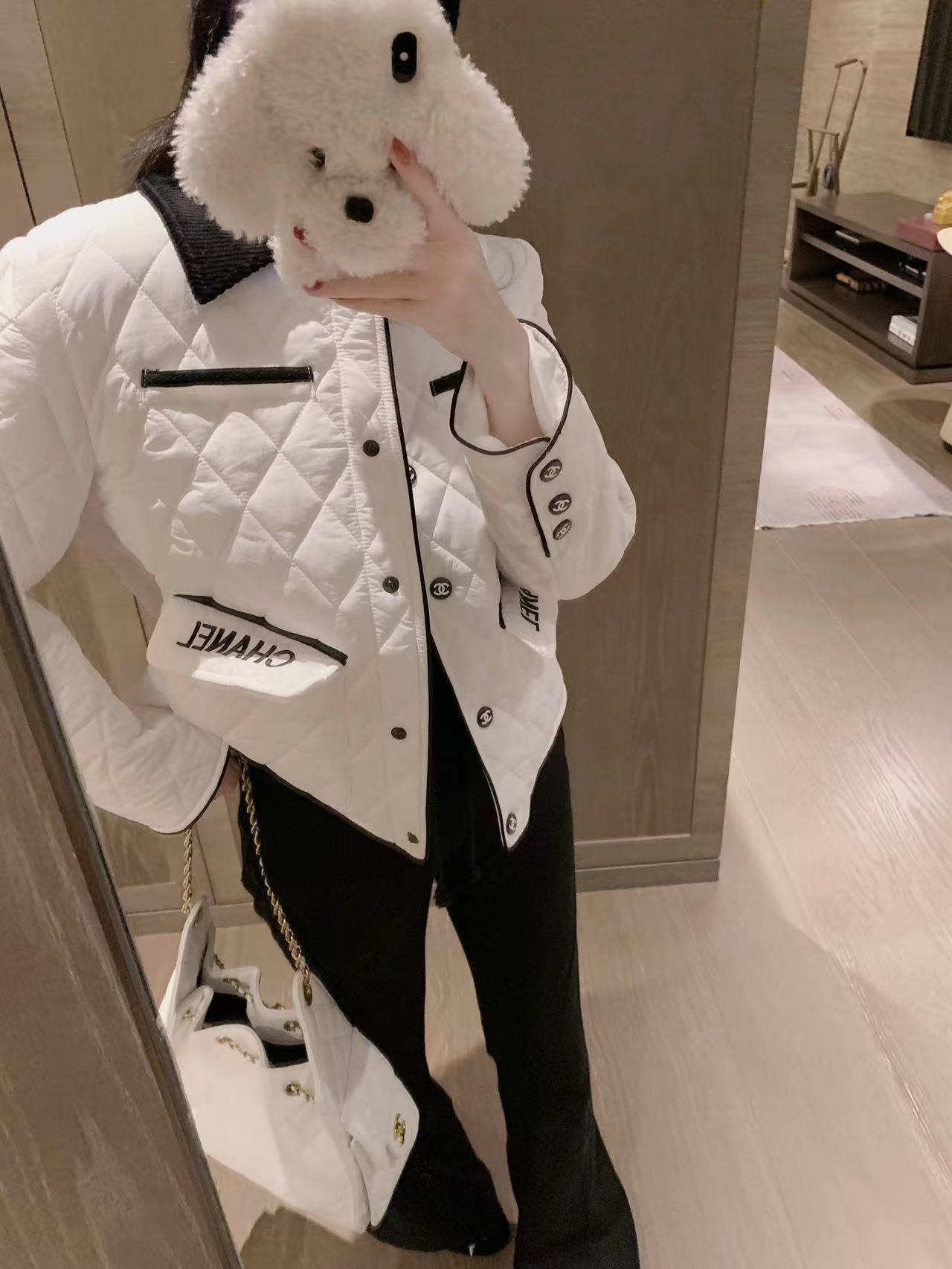 CHANE1 刺繍レターラペルジャケット【50％割引+送料無料】