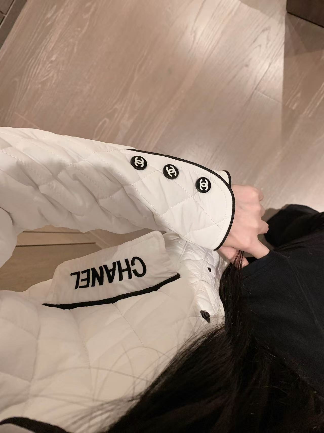 CHANE1 刺繍レターラペルジャケット【50％割引+送料無料】