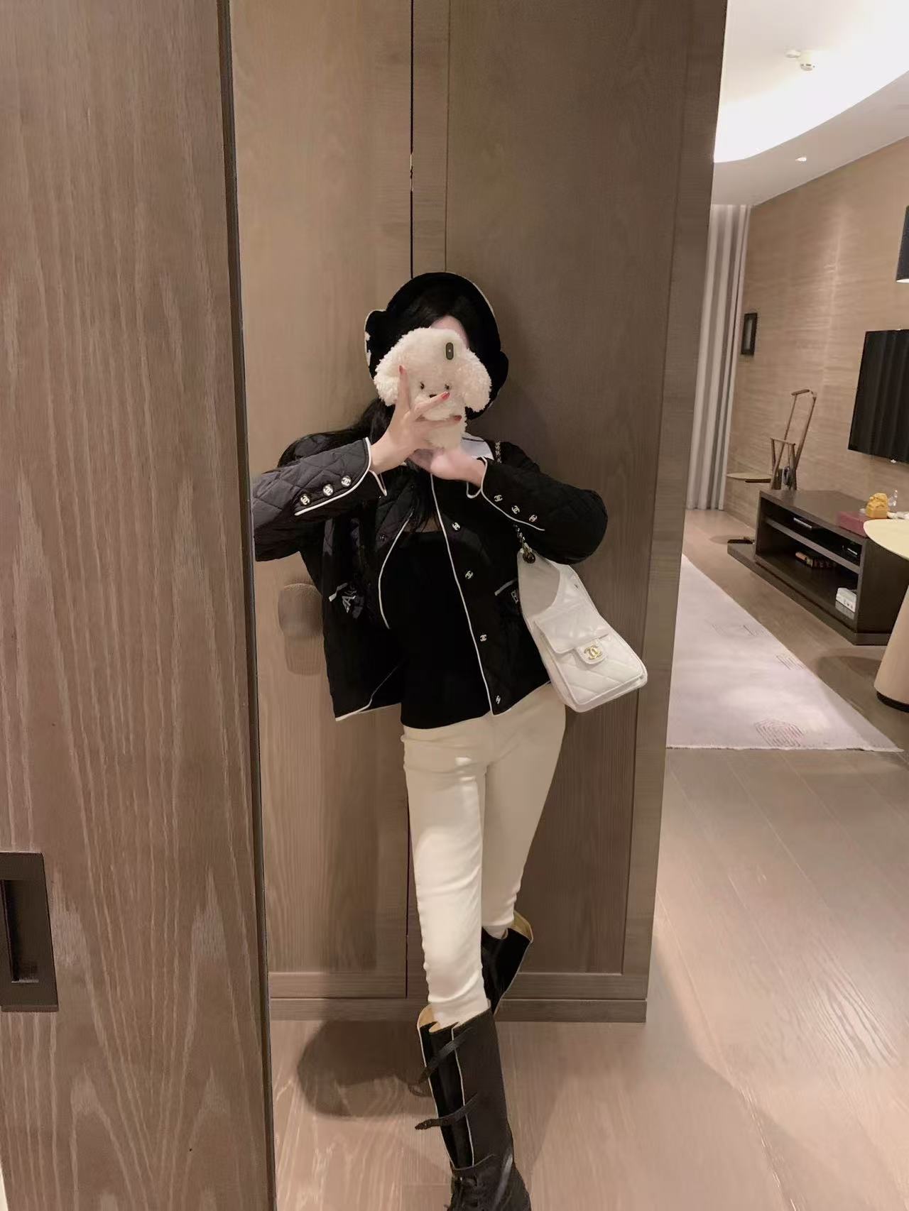 CHANE1 刺繍レターラペルジャケット【50％割引+送料無料】