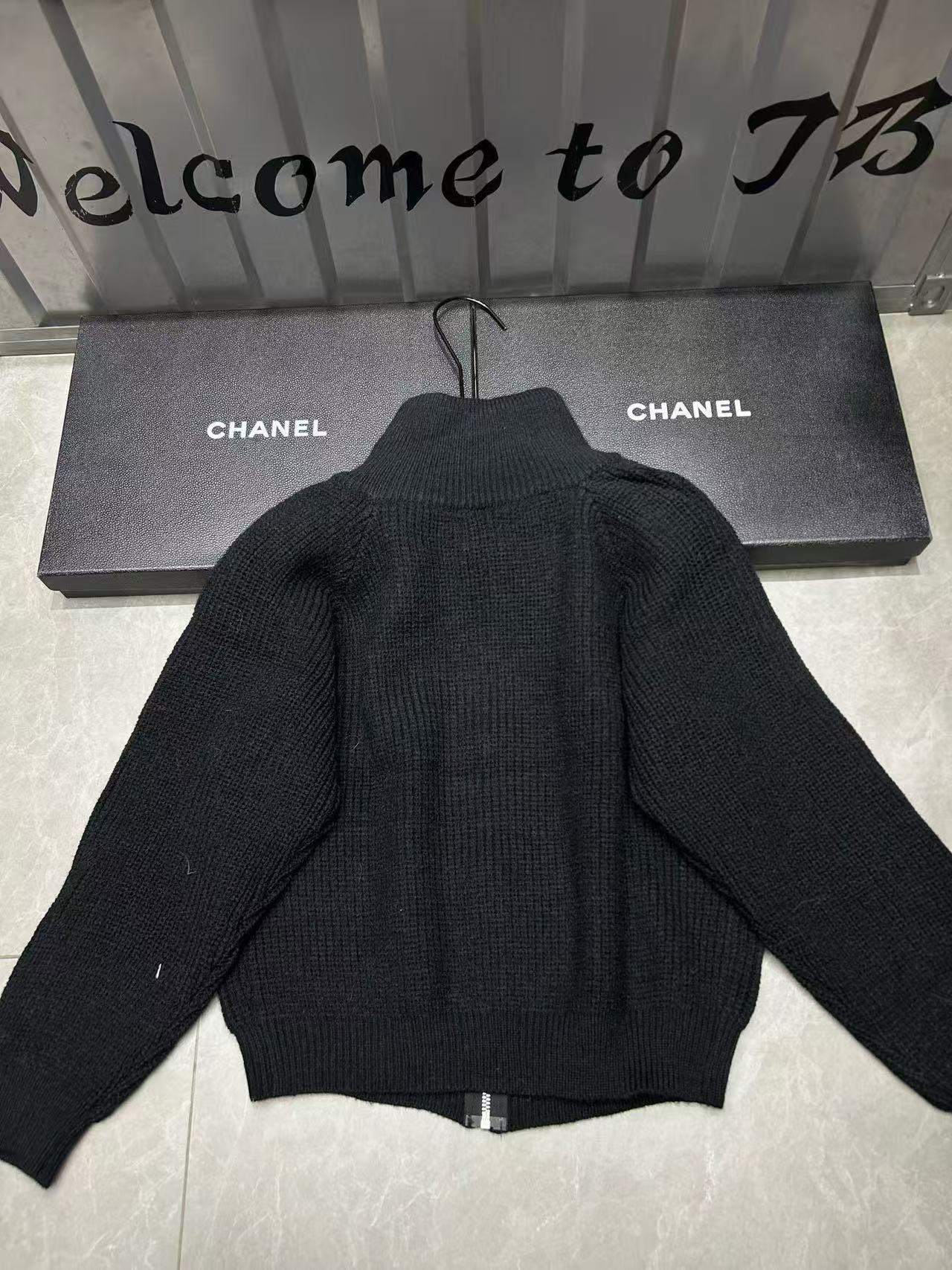 M1UM1U カラーブロック ジッパー ウール カーディガン【50％割引+送料無料】