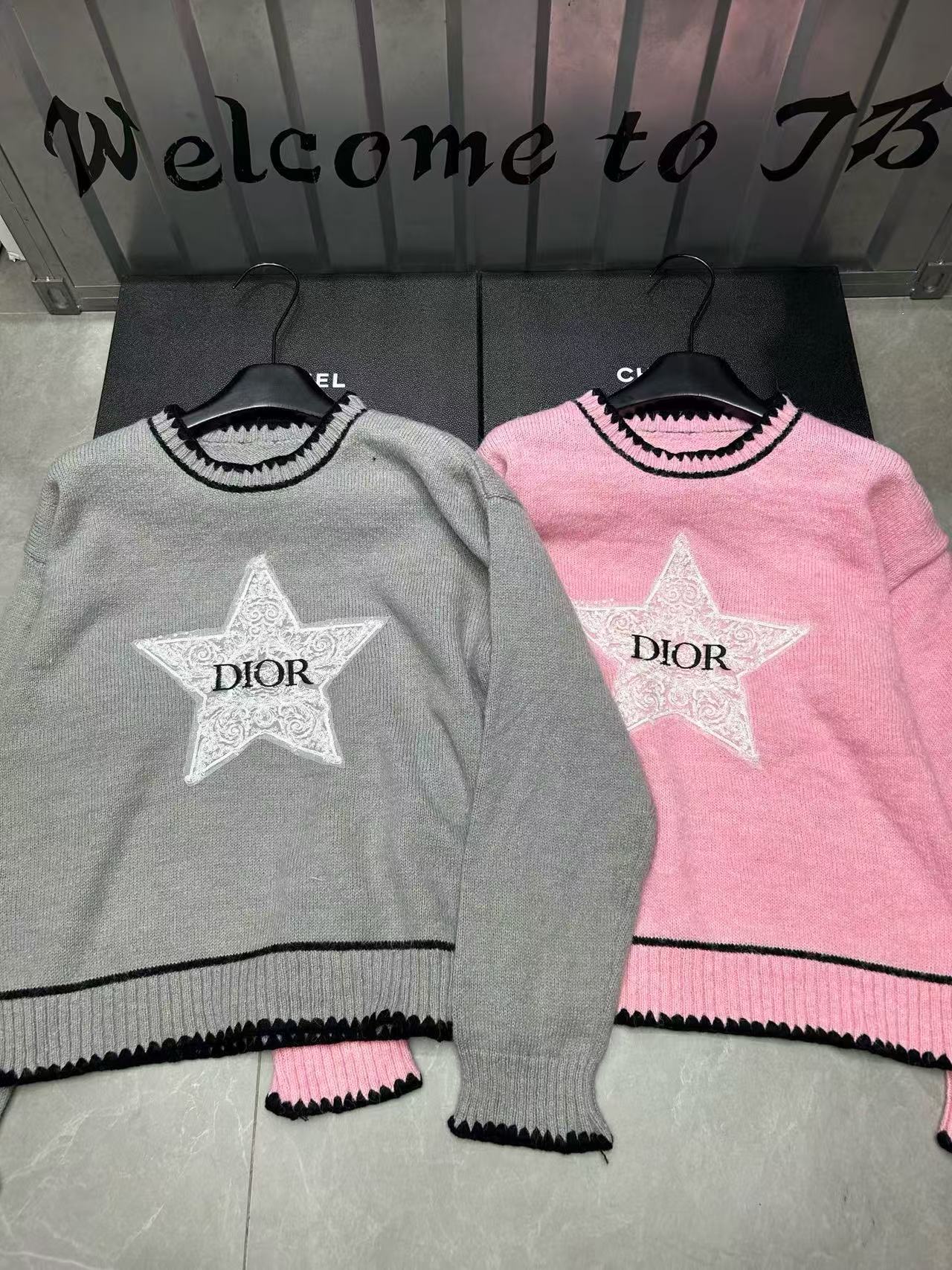 DIOR ファイブポインテッドスターレターセーター【50％割引+送料無料】