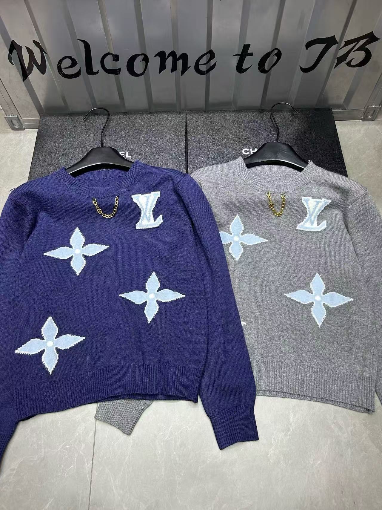 LVチェーン四つ葉のクローバーセーター【50％割引+送料無料】