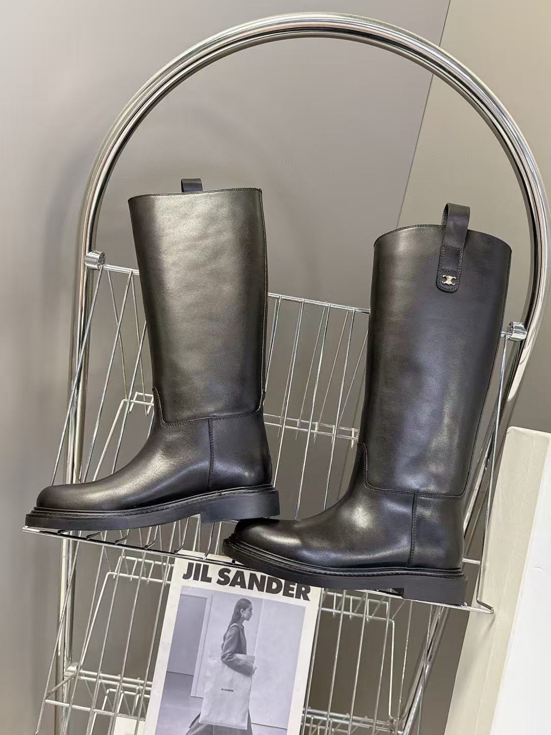 CEL1NE 高品質レザーライディングブーツ【50％割引+送料無料】