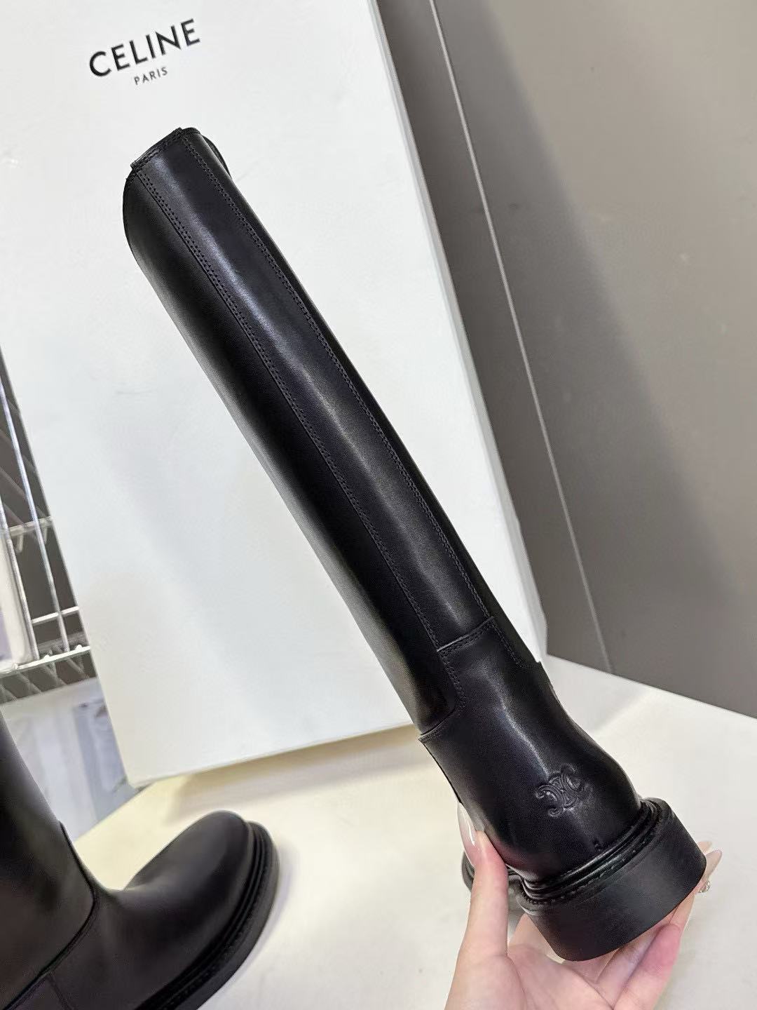 CEL1NE 高品質レザーライディングブーツ【50％割引+送料無料】