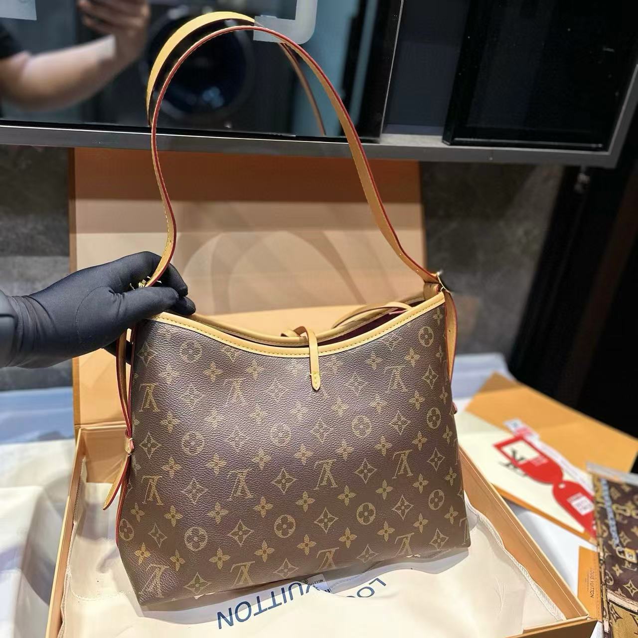 LV carryall買い物袋【50％割引+送料無料】