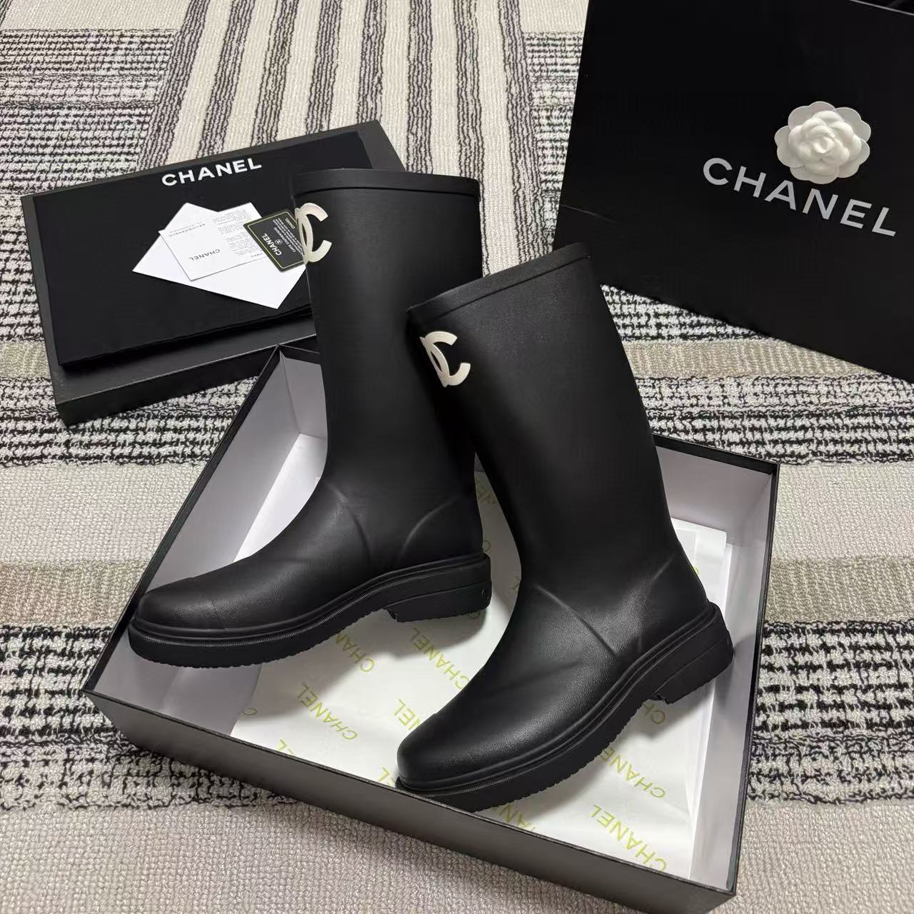 CHANE1 高品質ダブルCアンクルブーツ【50％割引+送料無料】