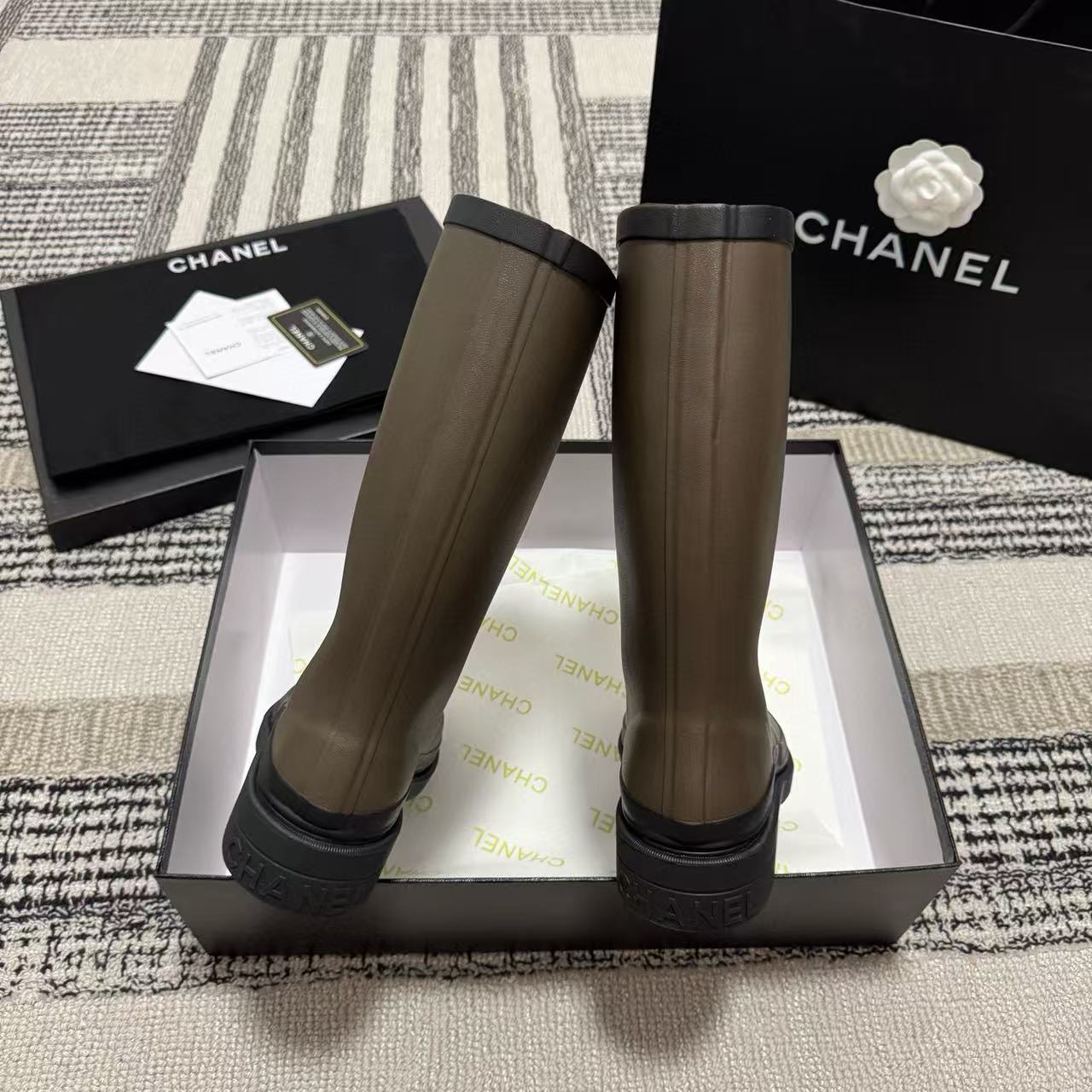 CHANE1 高品質ダブルCアンクルブーツ【50％割引+送料無料】