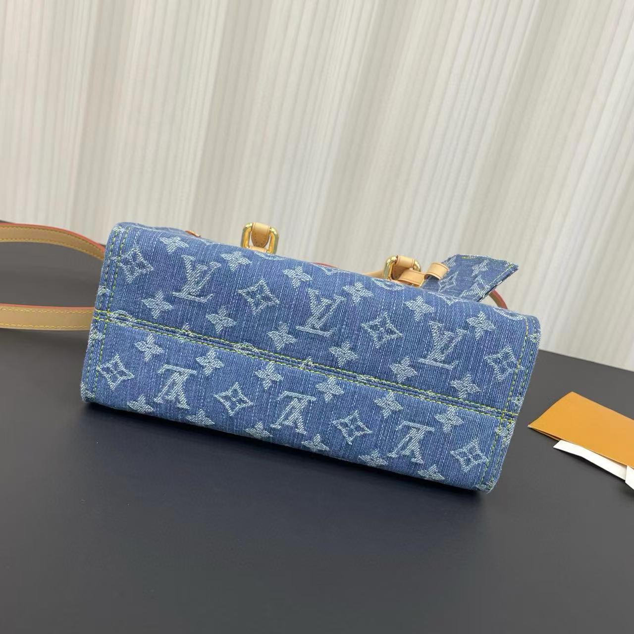LVプリントデニムハンドバッグ【50％割引+送料無料】