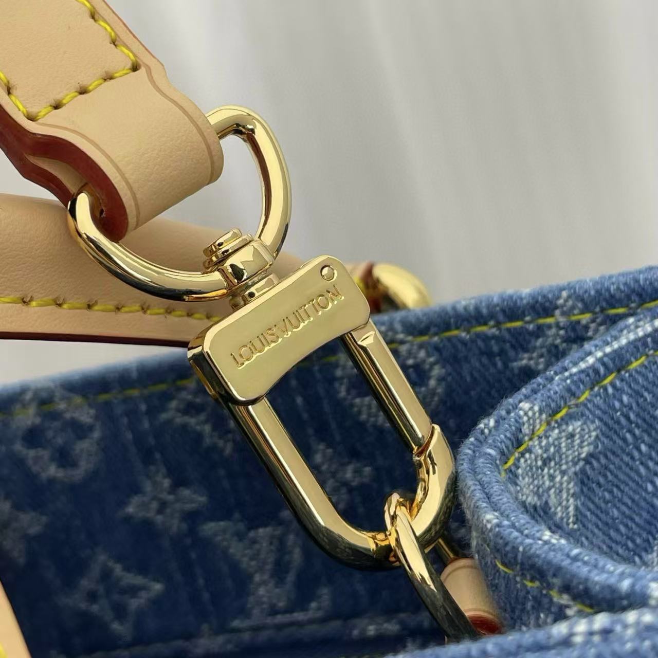 LVプリントデニムハンドバッグ【50％割引+送料無料】