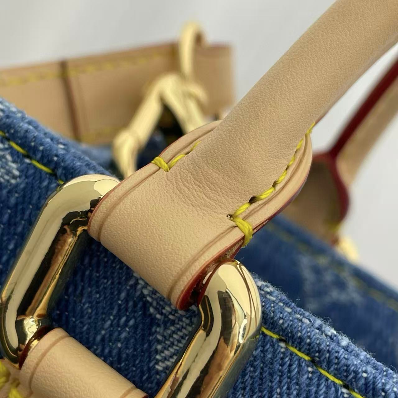 LVプリントデニムハンドバッグ【50％割引+送料無料】