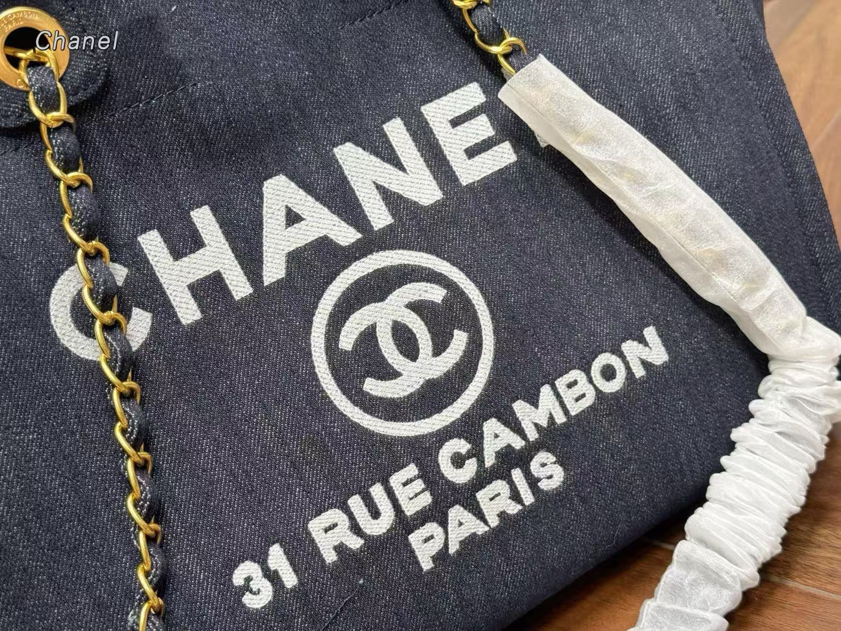 CHANE1チェーンデニムバッグ【50％割引+送料無料】