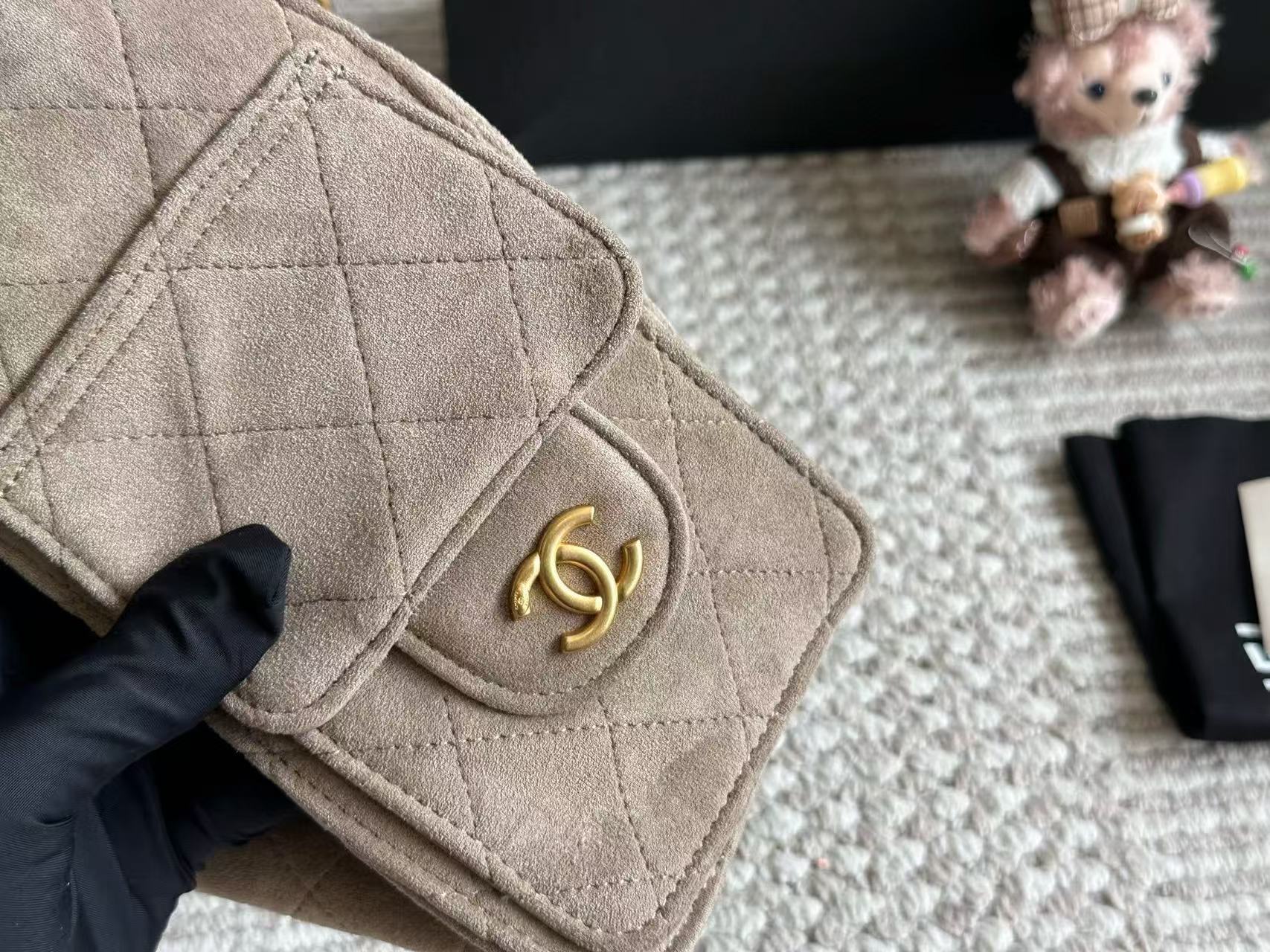 CHANE1鹿革チェーンバッグ【50％割引+送料無料】