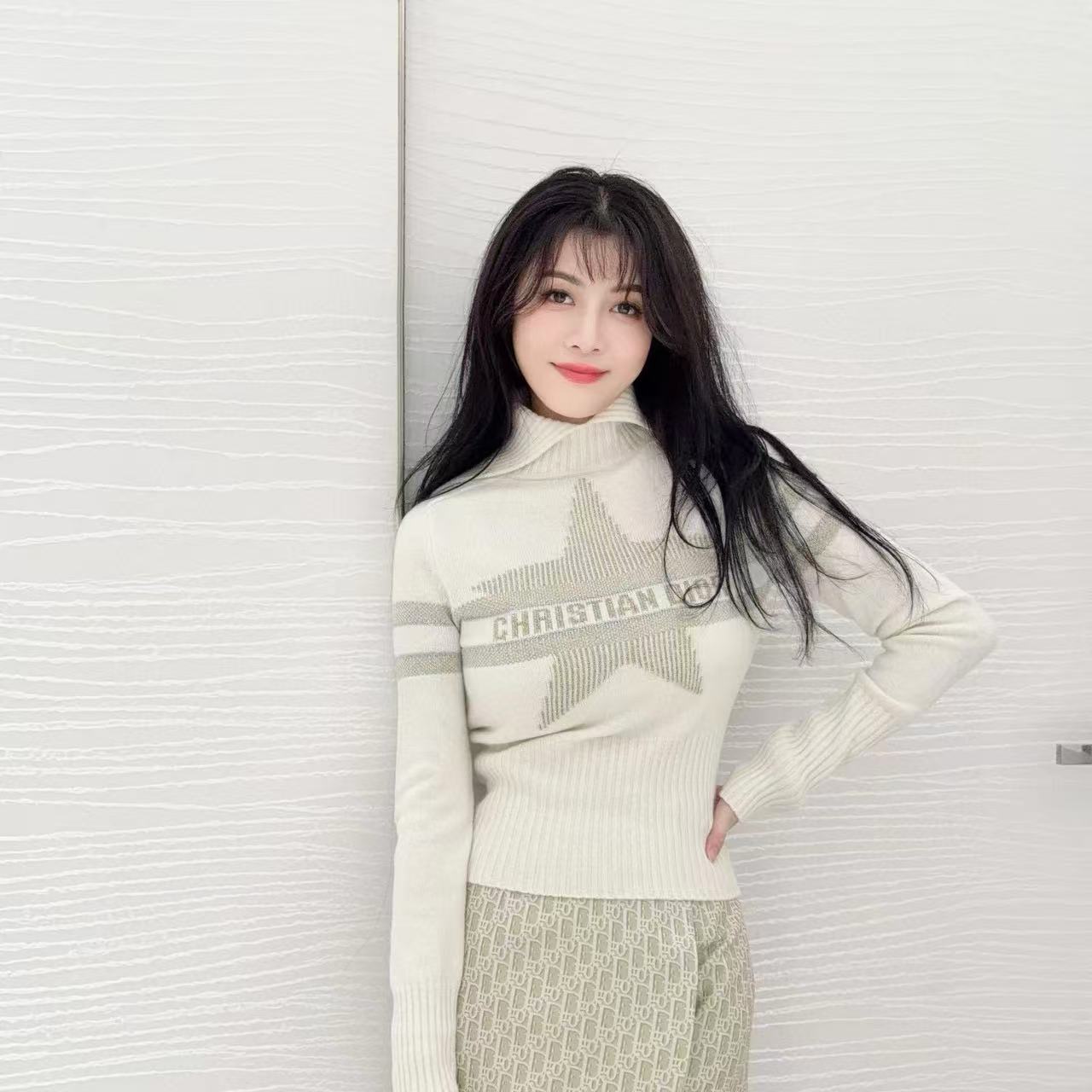 DIOR 高品質 五芒星 レター カシミア セーター【50％割引+送料無料】