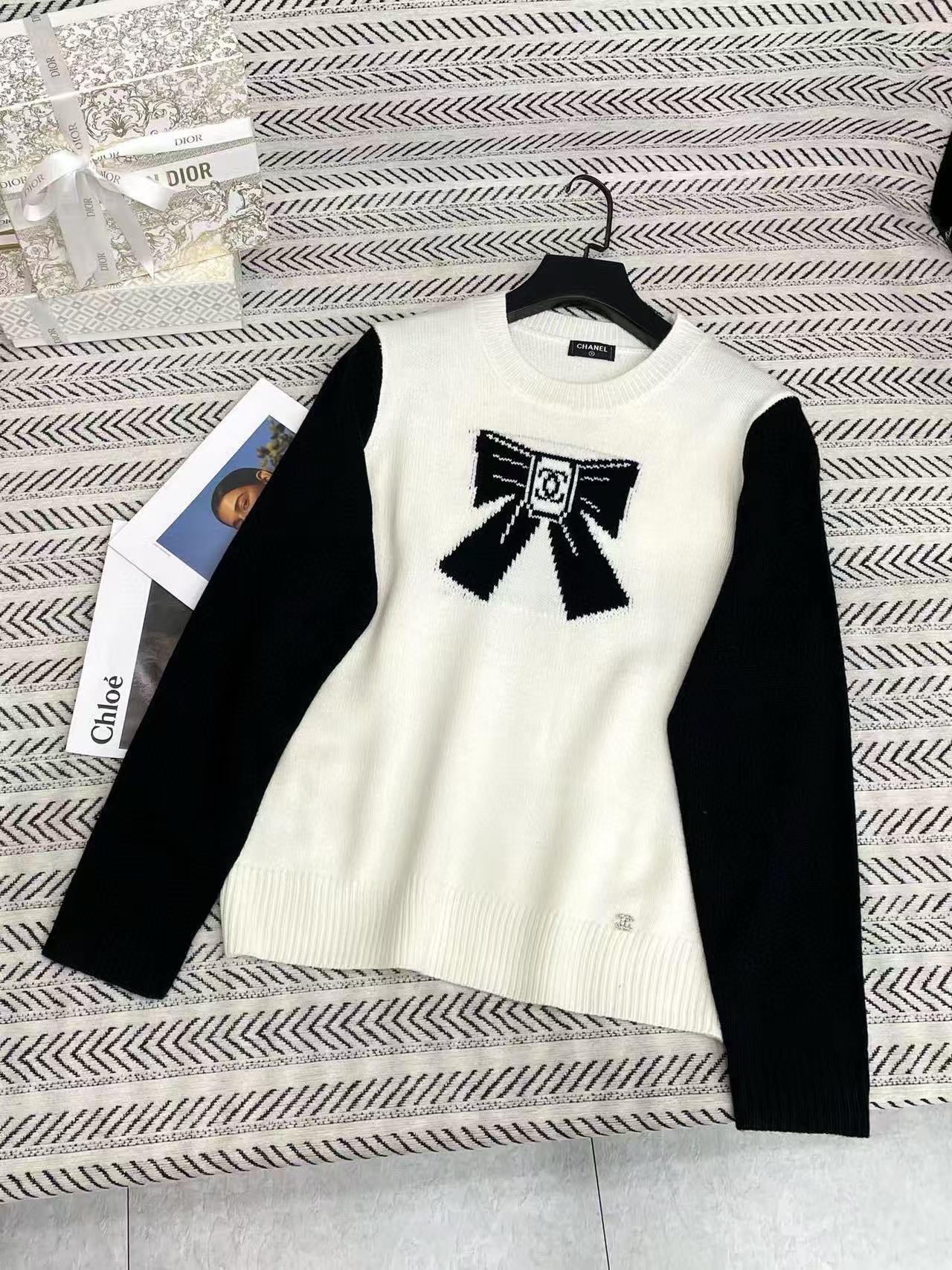 CHANE1 高品質カラーブロックカシミヤセーター【50％割引+送料無料】