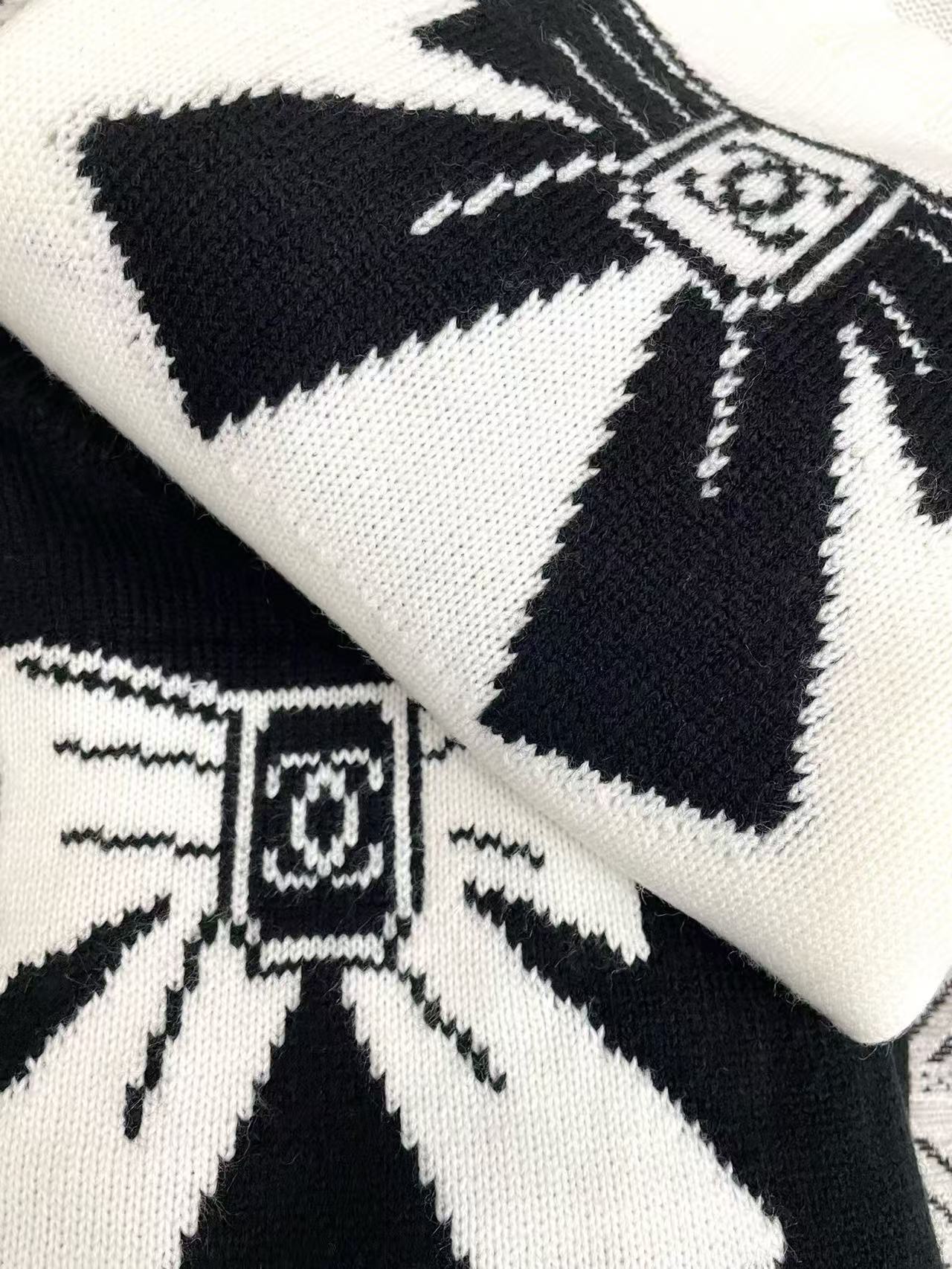 CHANE1 高品質カラーブロックカシミヤセーター【50％割引+送料無料】