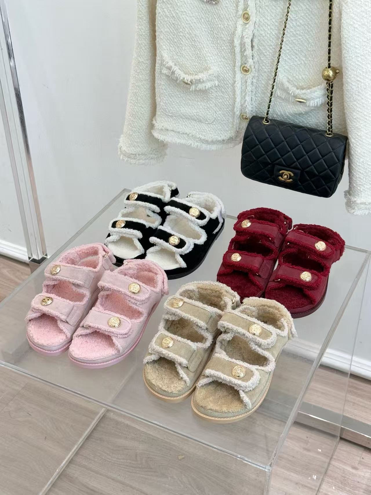 CHANE1高品質ウールサンダル【50％割引+送料無料】