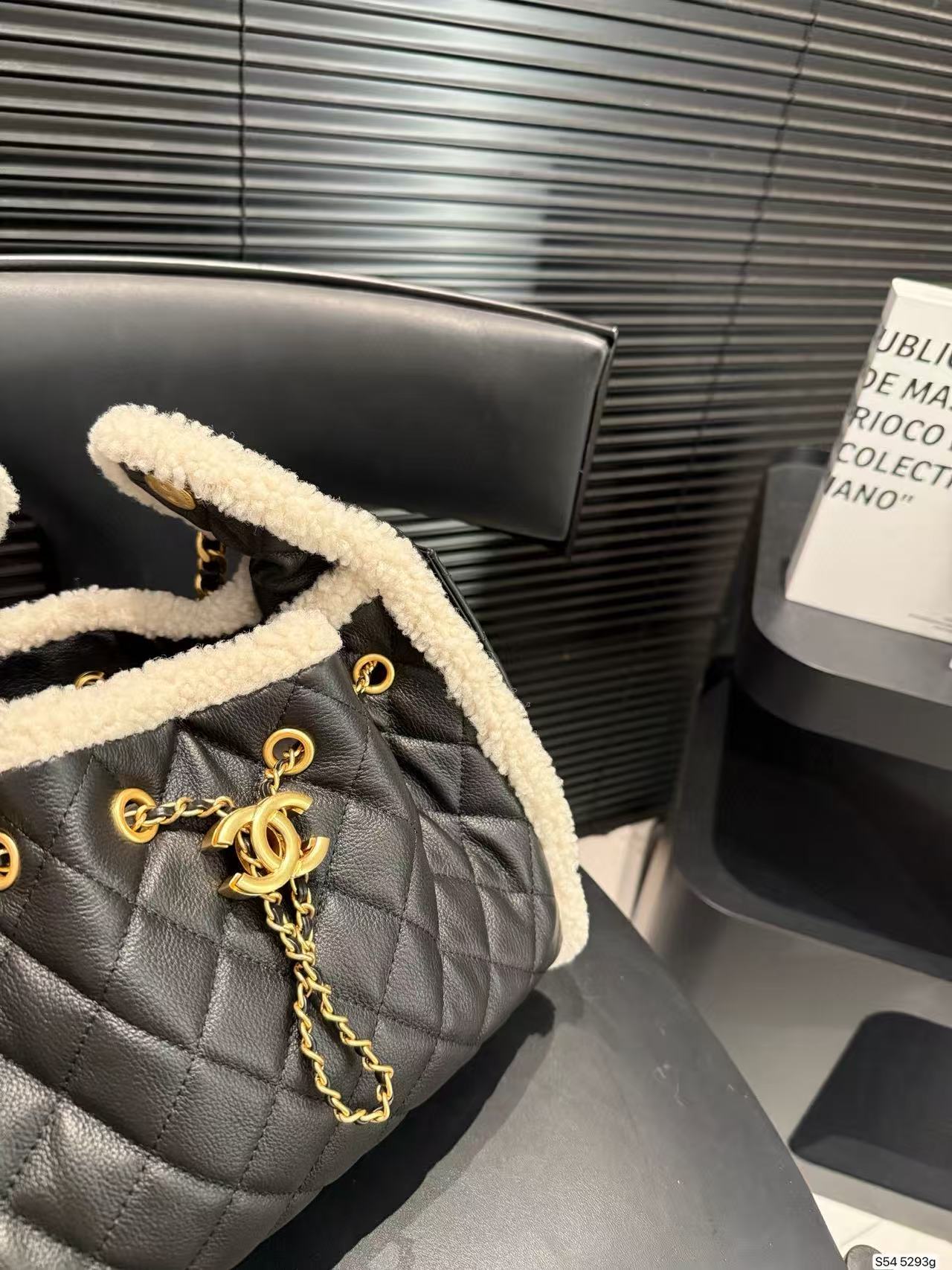 CHANE1上質なチェーンラムウールバッグ【50％割引+送料無料】