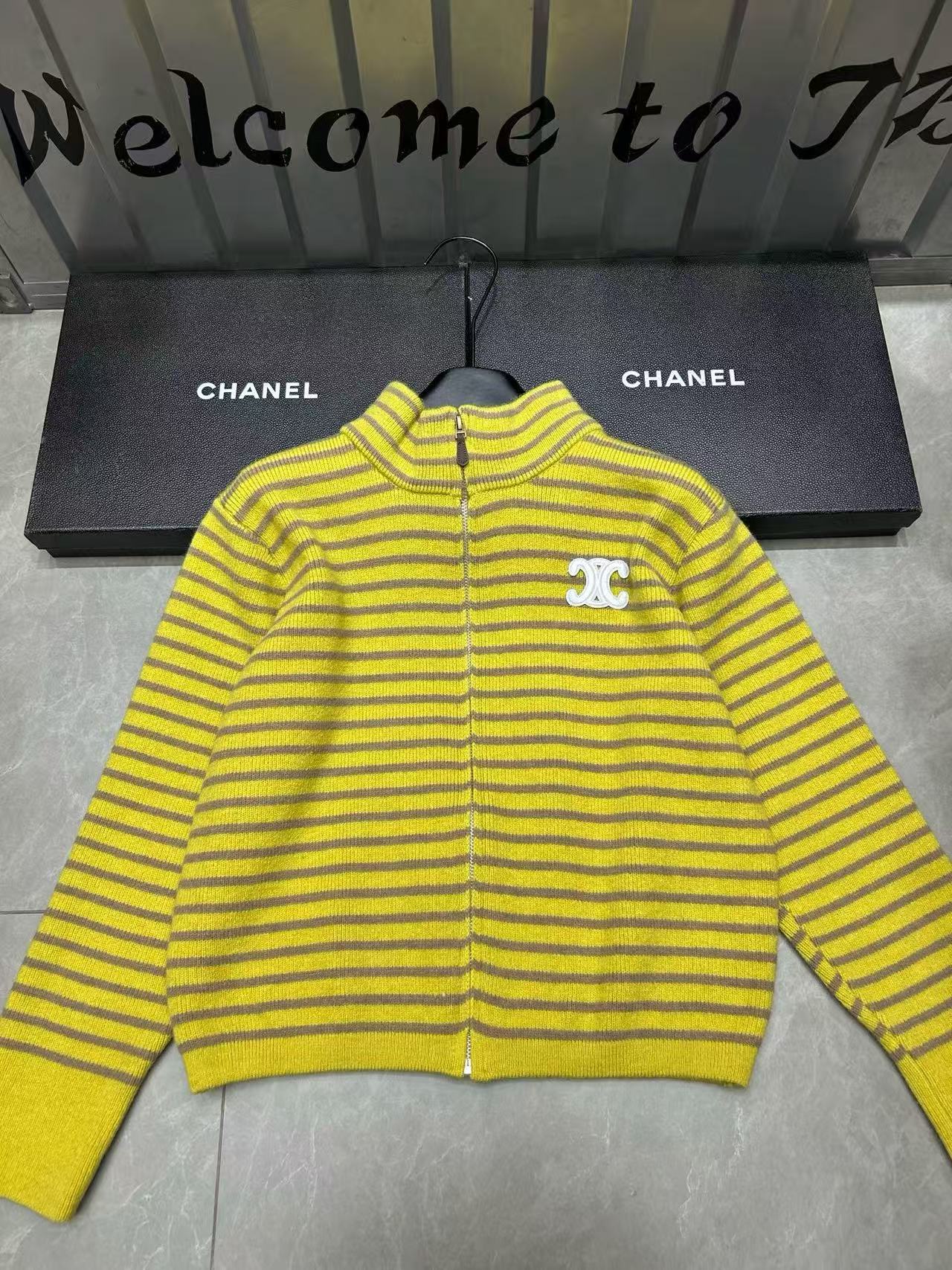 CEL1NE 凱旋門ウールカーディガン【50％割引+送料無料】