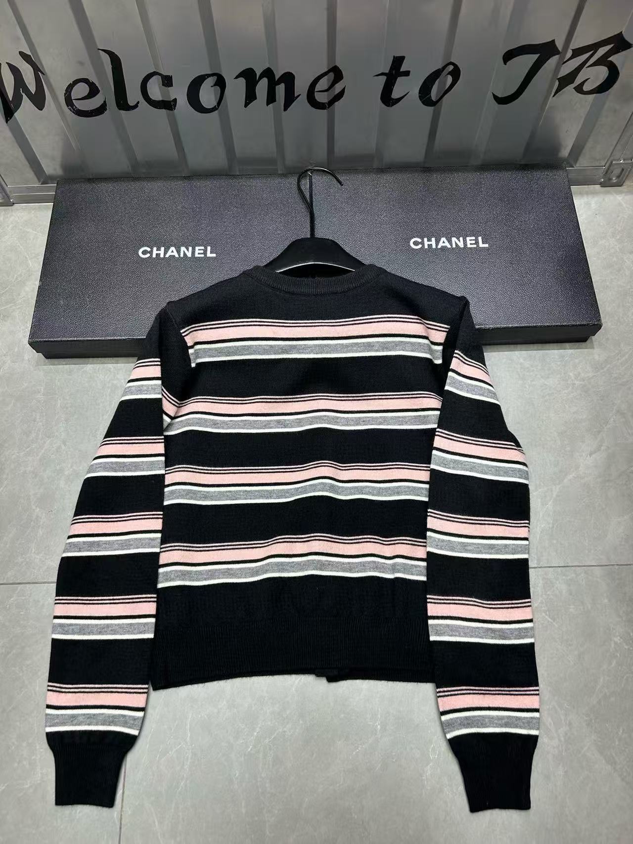 M1UM1U ストライプ カラーブロック ウール カーディガン【50％割引+送料無料】