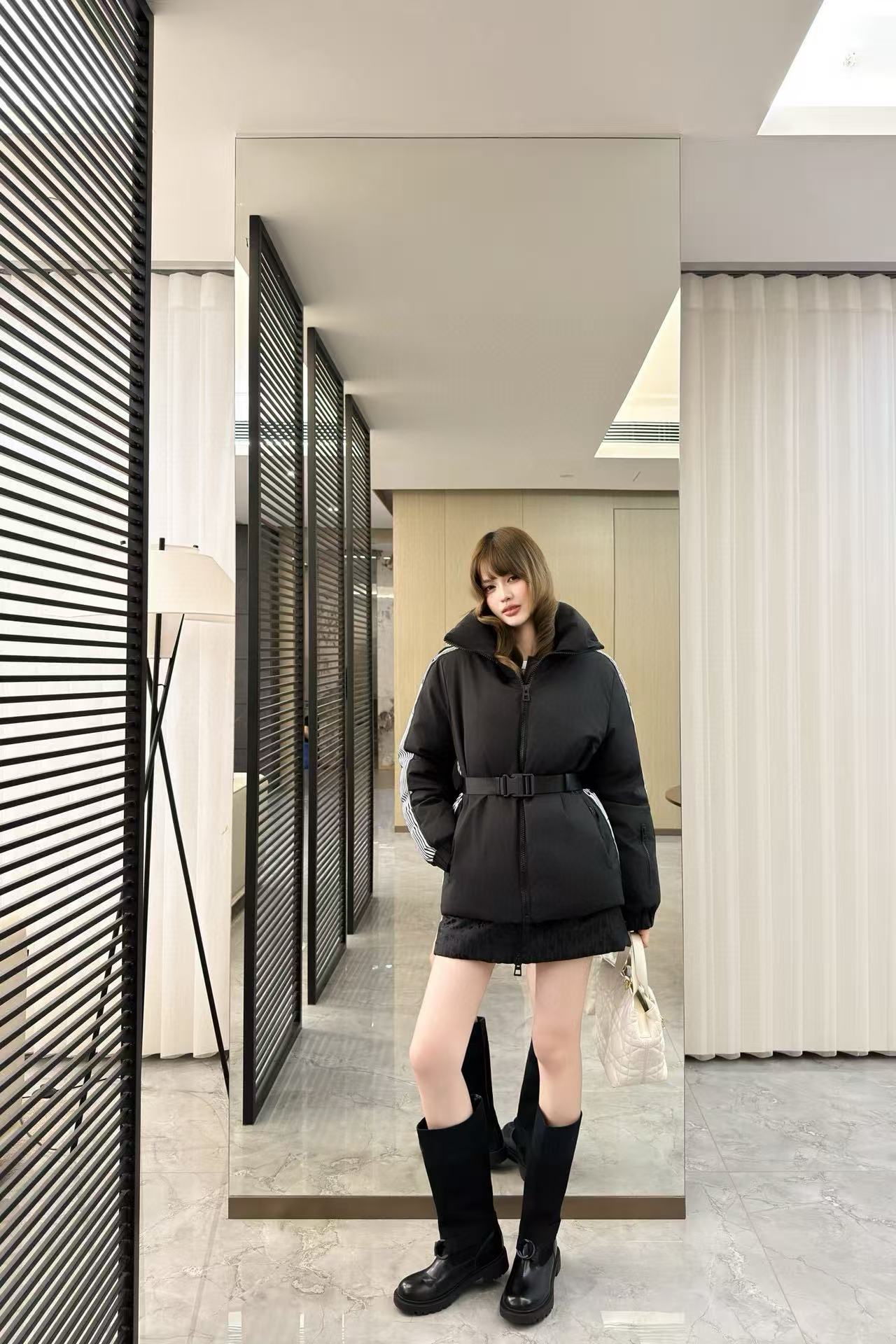 PR4DA サイドストライプ ダウンジャケット【50％割引+送料無料】