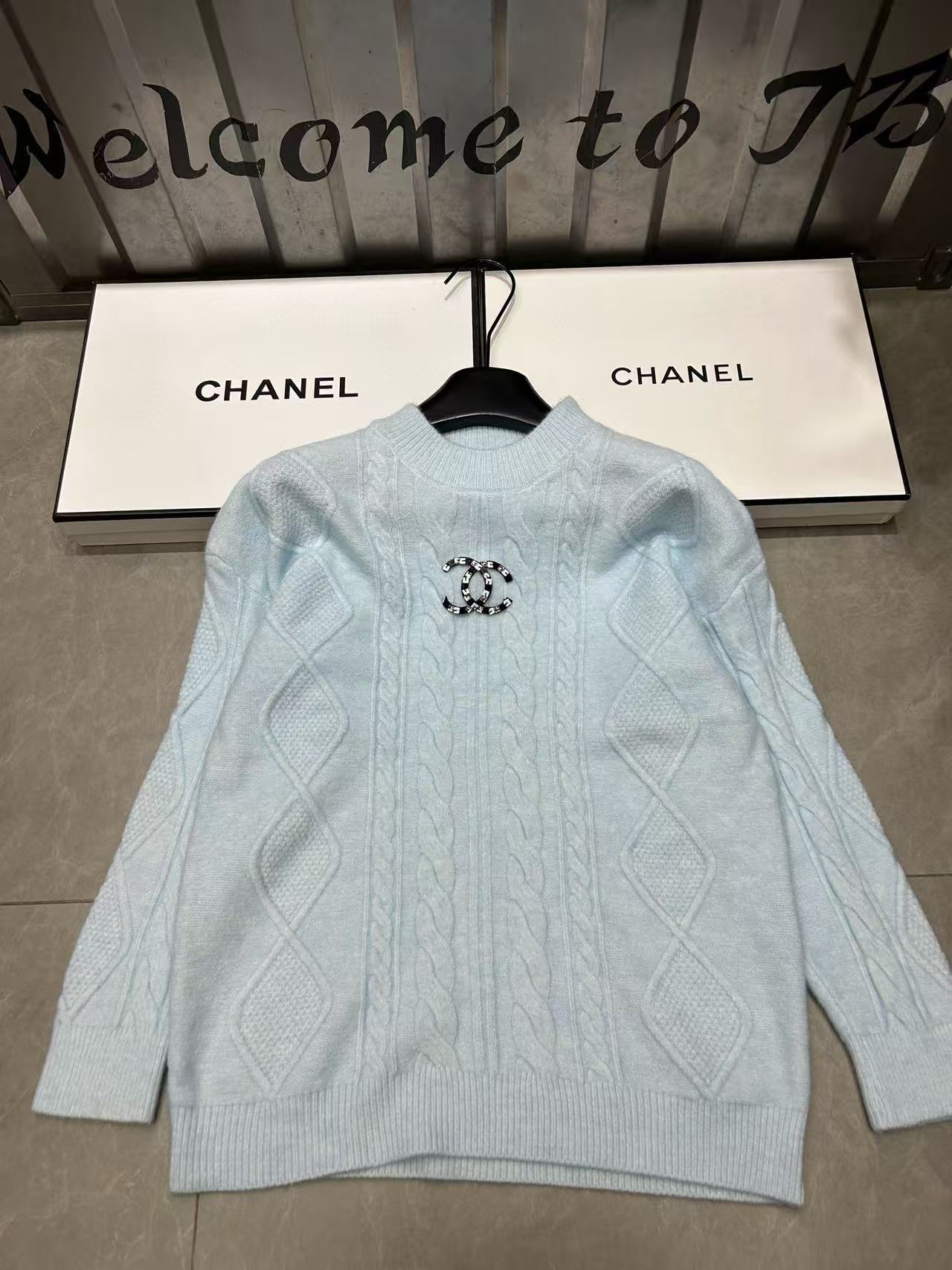 CHANE1 シンプルダブルC ルーズセーター【50％割引+送料無料】