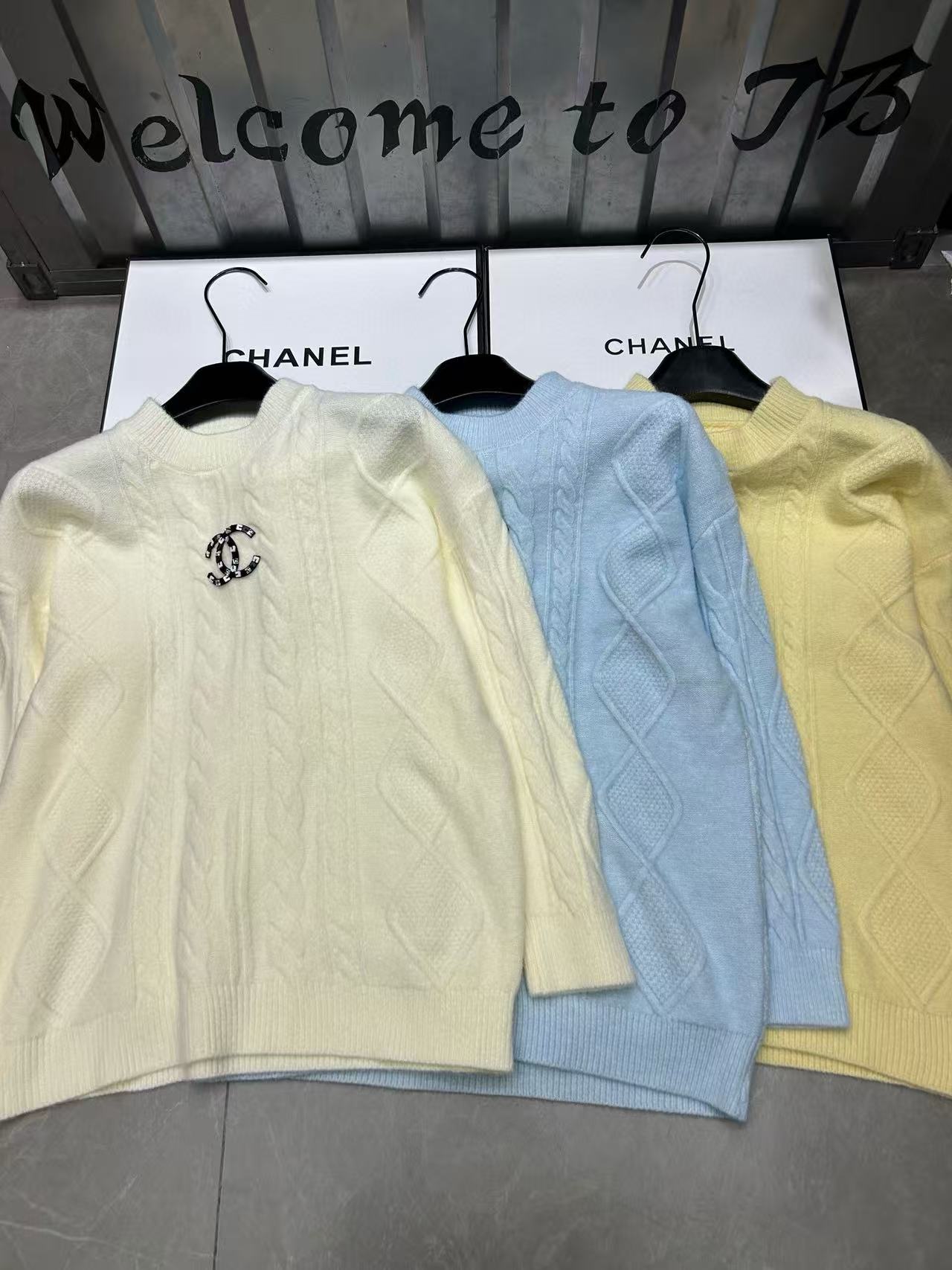 CHANE1 シンプルダブルC ルーズセーター【50％割引+送料無料】