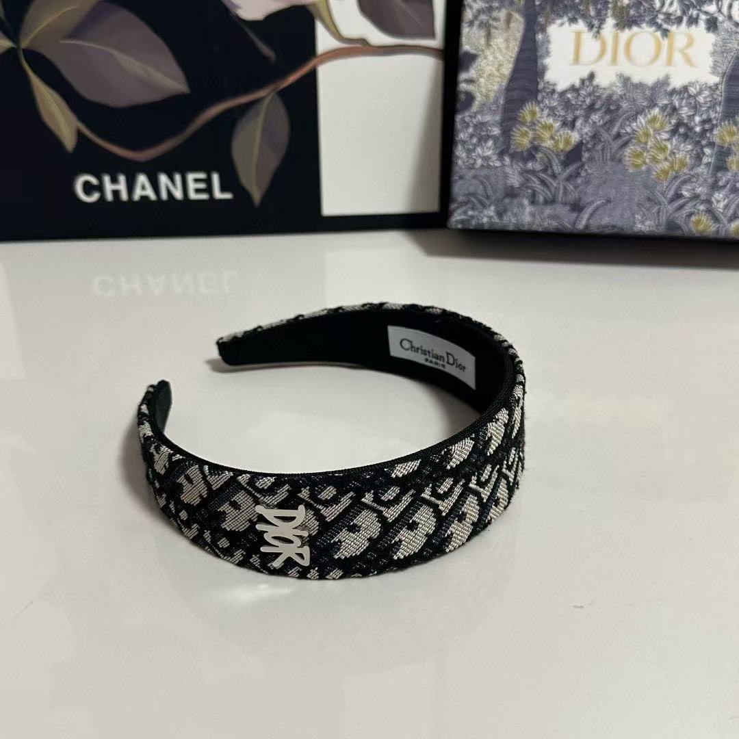 DIOR ジャカード ヘッドバンド【50％割引+送料無料】