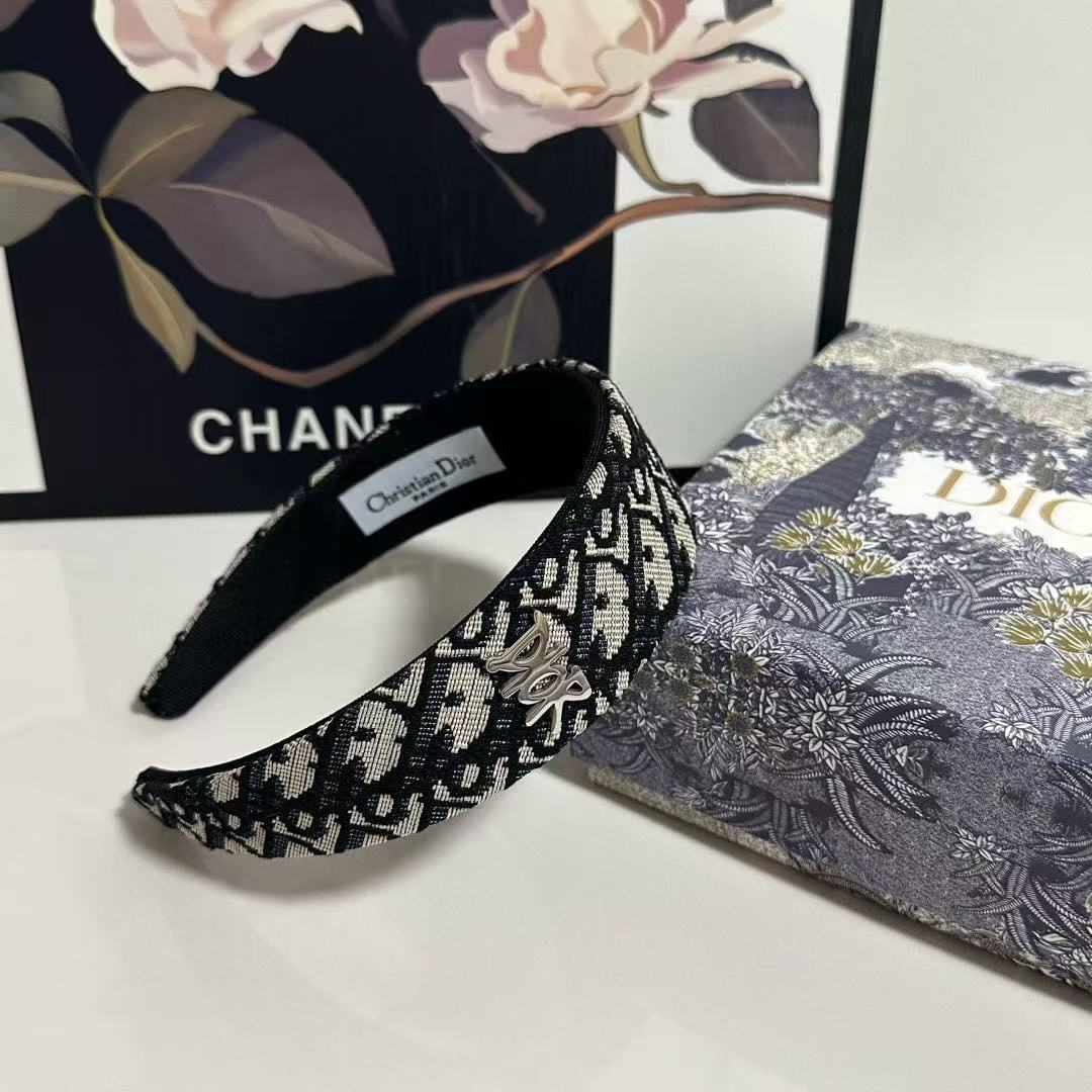DIOR ジャカード ヘッドバンド【50％割引+送料無料】
