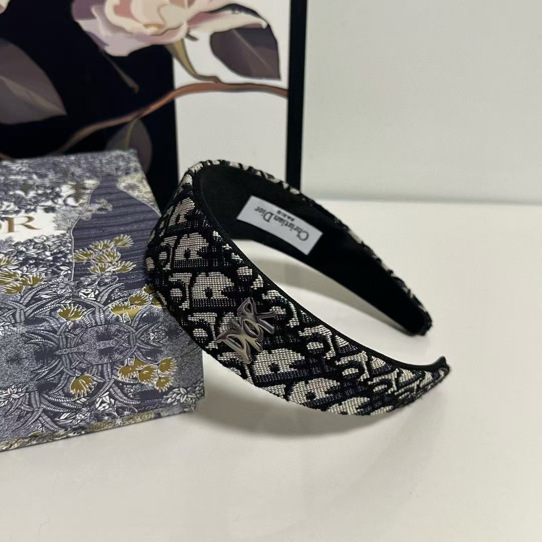 DIOR ジャカード ヘッドバンド【50％割引+送料無料】