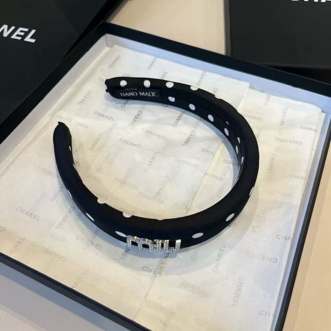 M1UM1U 水玉ヘッドバンド【50％割引+送料無料】