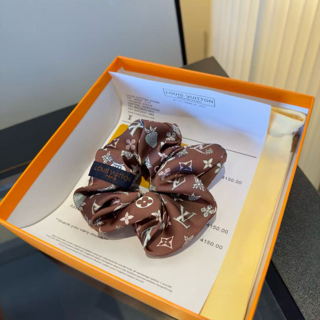 LVプリントのヘアタイ【50％割引+送料無料】