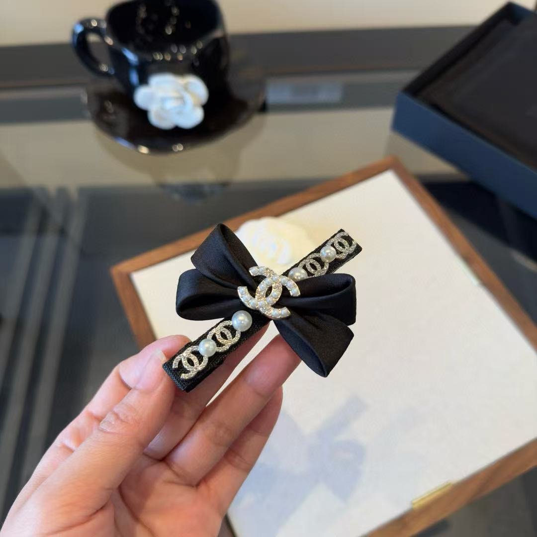 CHANE1 パールダブルCヘアクリップ【50％割引+送料無料】