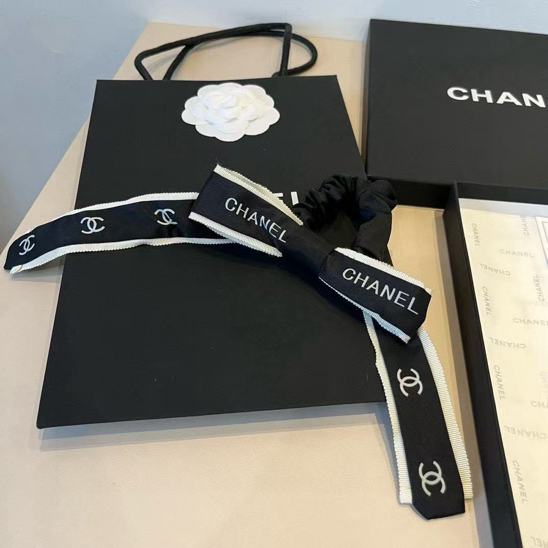 CHANE1 リボンレターヘアタイ【50％割引+送料無料】