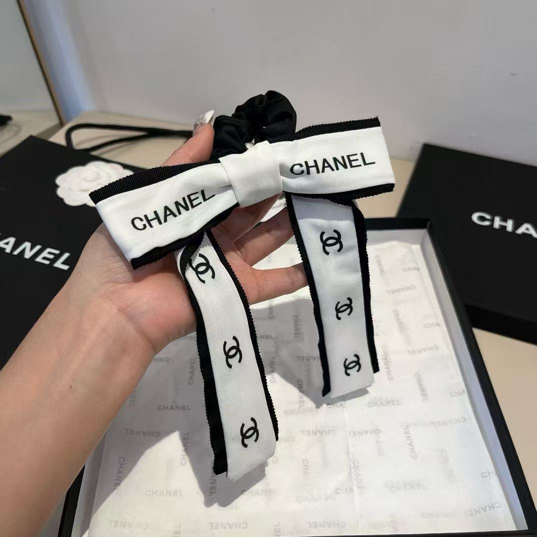 CHANE1 リボンレターヘアタイ【50％割引+送料無料】