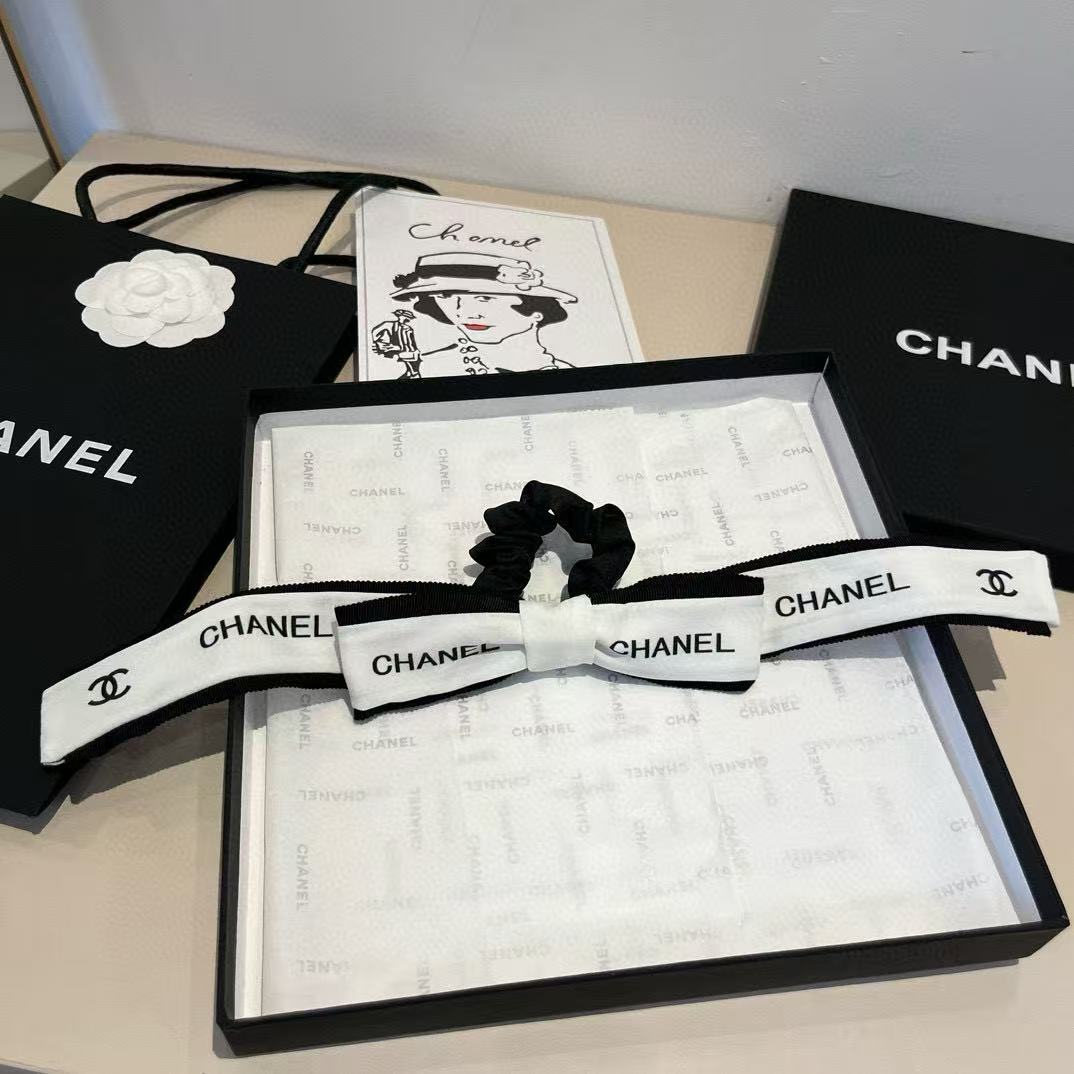 CHANE1 リボンレターヘアタイ【50％割引+送料無料】