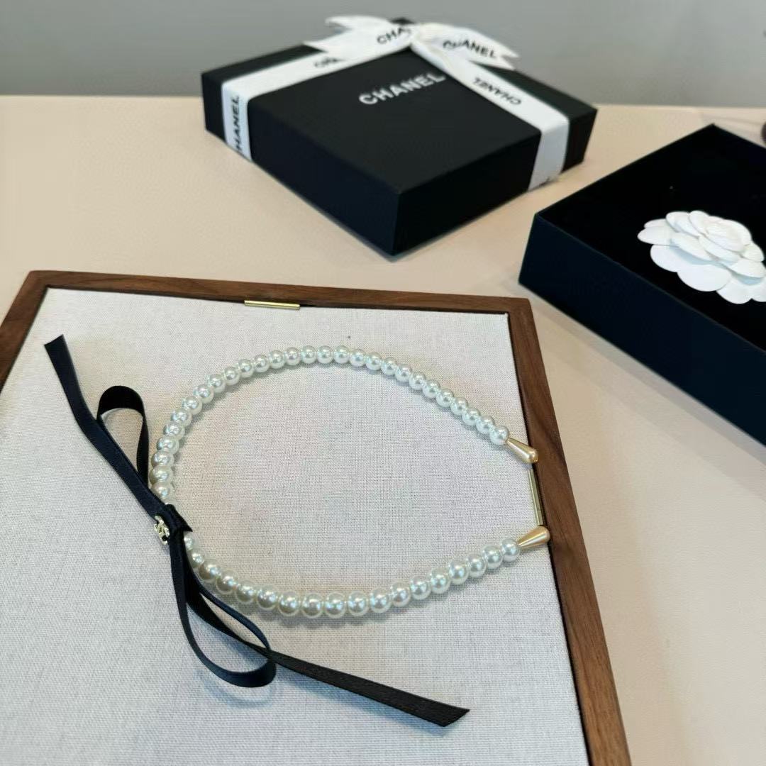 CHANE1 ボウパールヘッドバンド【50％割引+送料無料】